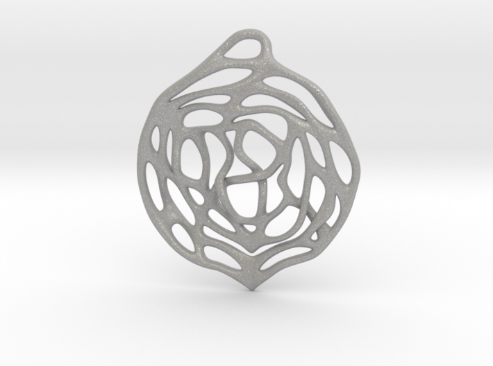 Concentric Circles Pendant 3d printed