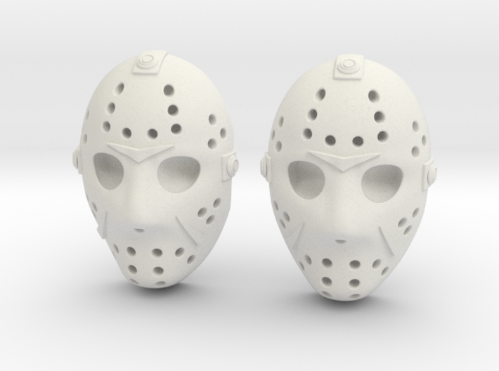 Jason Voorhees Mask lacelocks 3d printed