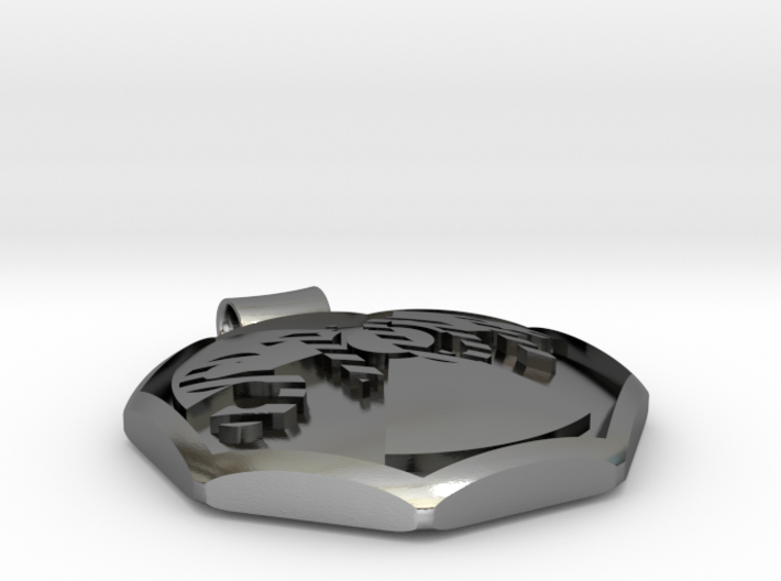 Siggnatur Jewellery Anhänger stop atom 3d printed