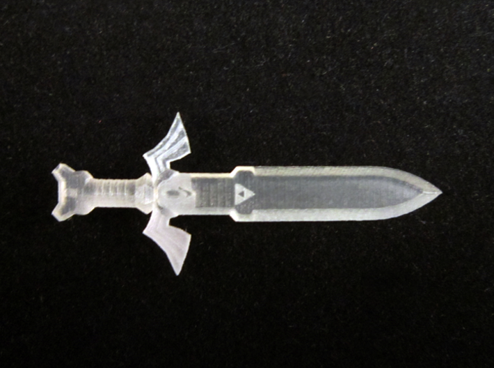 Toon Master Sword 3d printed Frosted Ultra Detail