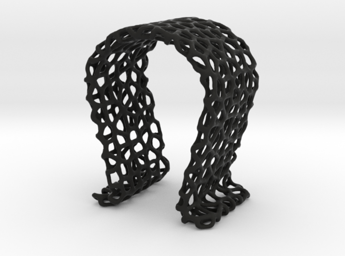 Omega Headphone Stand - Voronoi style 3d printed