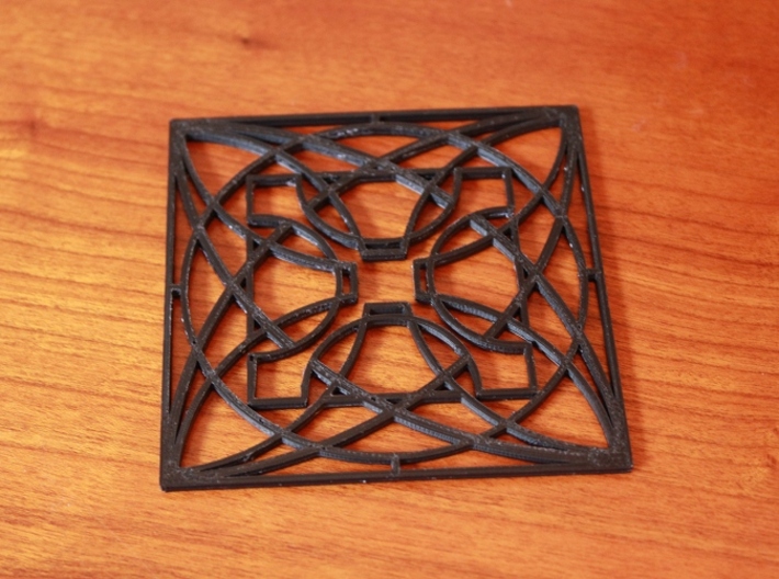 Wright Modern Coaster: Luxfer 3d printed
