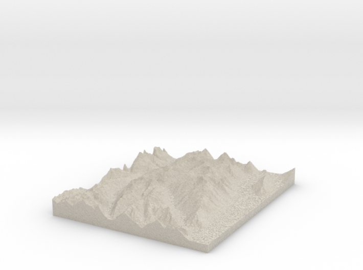 Model of Kay Creek 3d printed