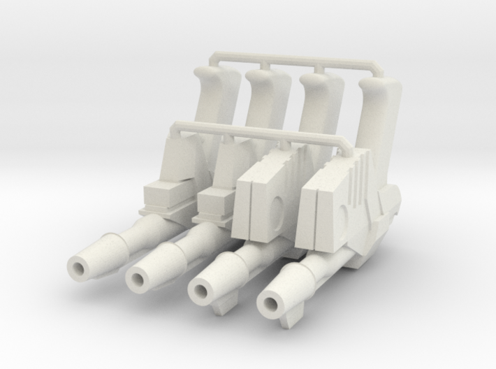 1:6 Sci-Fi Blasters Ported muzzle SF 3d printed