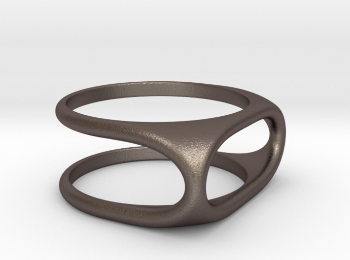 Nested Rings: Outer Ring (Size 10) 3d printed