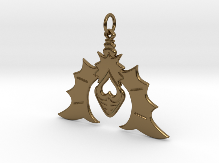 Batty For You Earring/Pendant (Single Unit) 3d printed