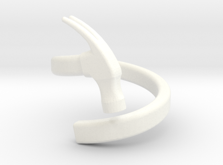 Hammer Ring - US Size 09.5 3d printed