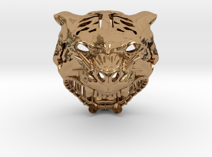 The Tiger Top Ring 3d printed