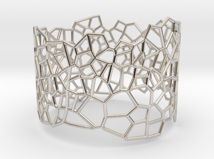 Voronoi Bracelet size M 3d printed