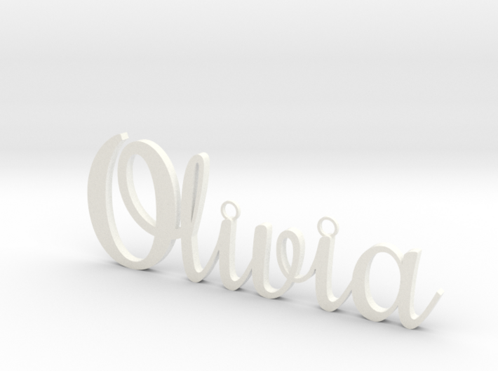 Olivia Pendant 3d printed