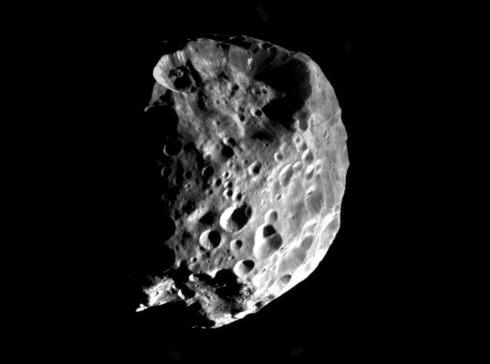 Craters of Phoebe Pendant 3d printed Image Credit: NASA