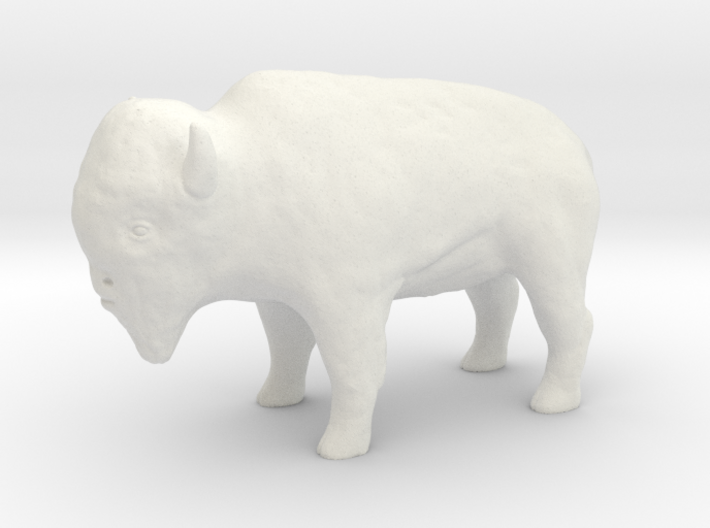 Miniature Bison 3d printed