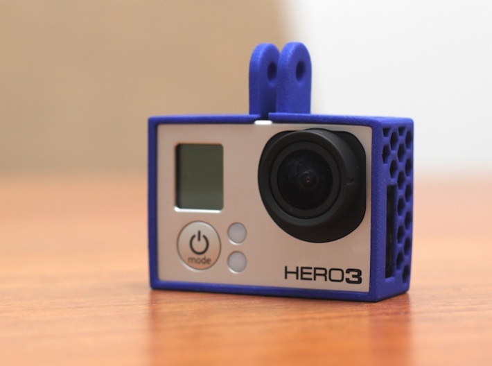 Ultralight GoPro Hero3 frame 3d printed