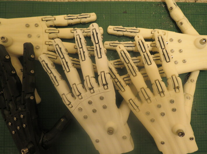3D Printed Hand Pair 3d printed FDM printed prototypes