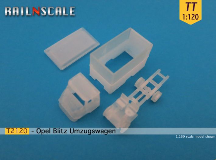 Opel Blitz A Umzugswagen (TT 1:120) 3d printed 