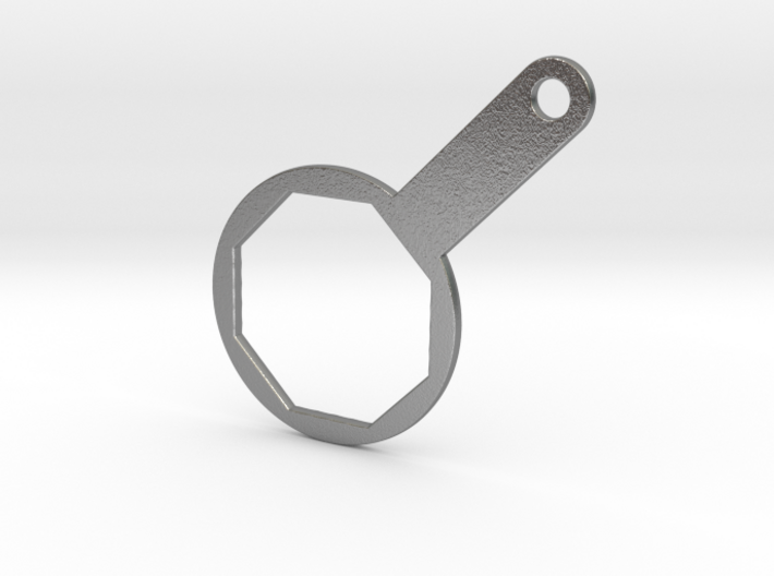 Lamborghini Oil Wrench Pendant 3d printed