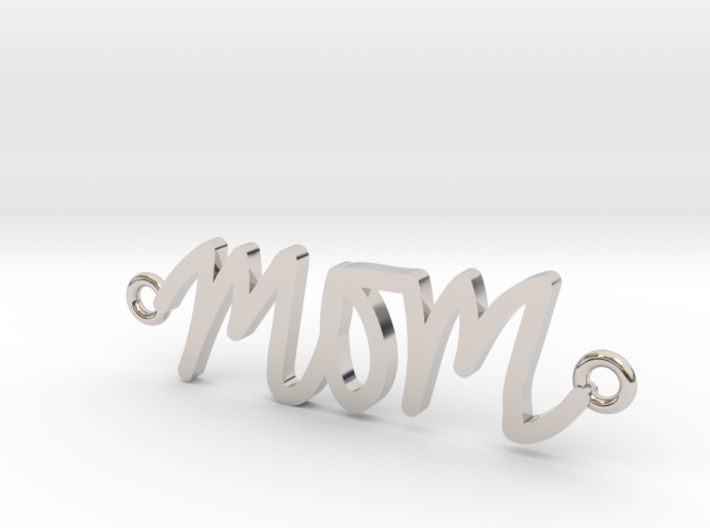 Mom Handwriting Necklace 3d printed