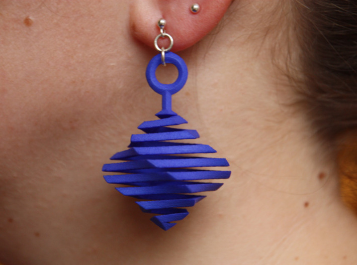 QTS earring large 3d printed