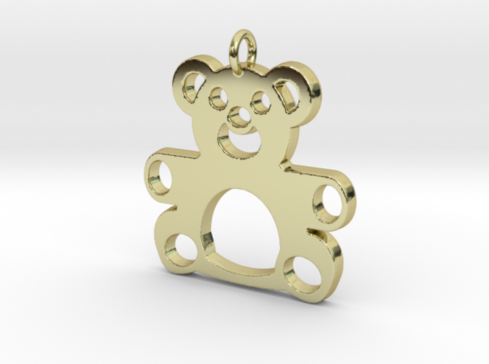 Teddy Bear Pendant 3d printed