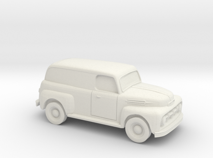 1/87 1952 Ford Panel Truck 3d printed