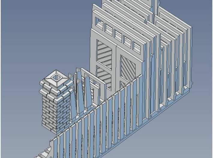 HO PEIR Std Way Station Details Montague Sub 3d printed 