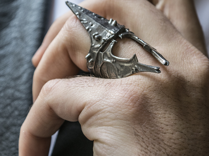 Witch King ring size 11 US 3d printed 