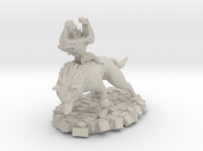 Wolf Link and Imp Midna 3d printed