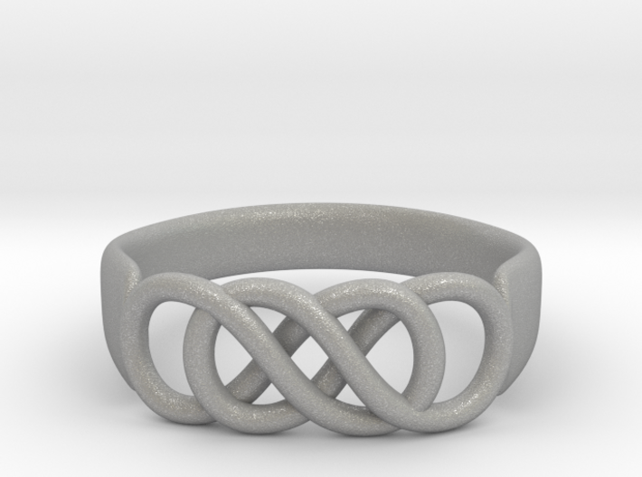 Double Infinity Ring 14.5mm Size3-0.5 3d printed