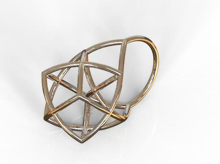 TETRAHEDRON STAR, Ring Nº1 3d printed