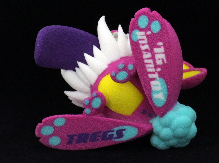 Monster Bunny #5 - Freak / Shorty 3d printed Bottom- some colors and details may vary from photos