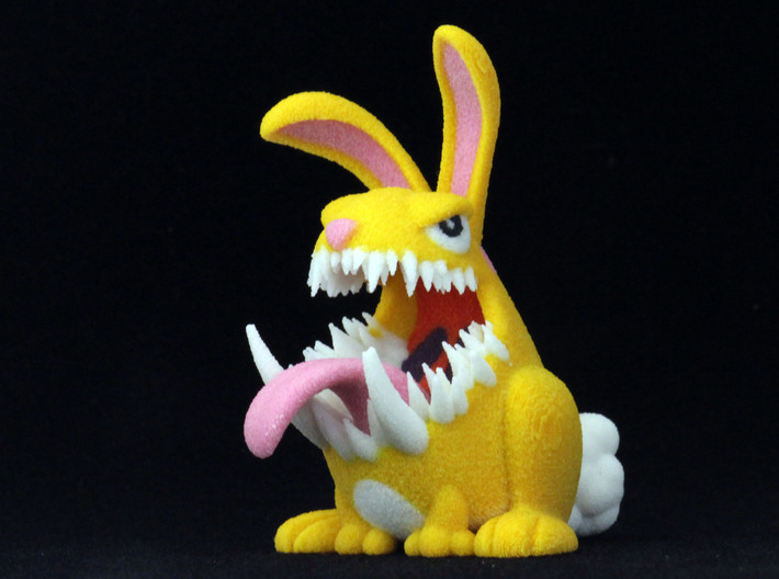 Monster Bunny #1  3d printed Test print at size listed