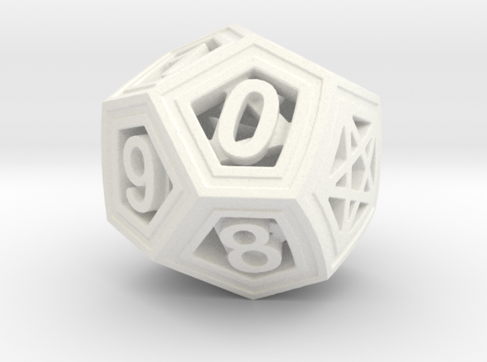 10 Sided Roll Down Counter 3d printed