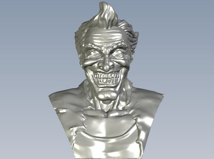 1/9 scale Joker fictional supervillain bust 3d printed 