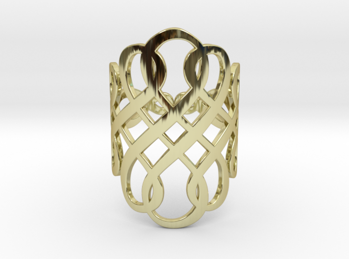 Celtic Knot Ring Size 7 3d printed