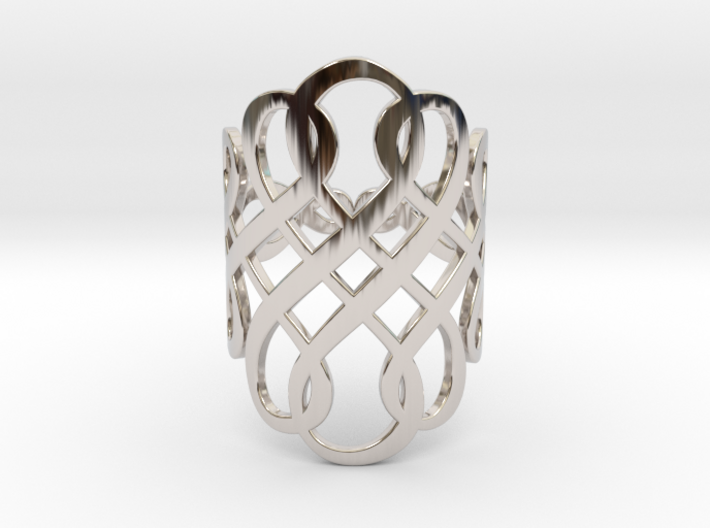 Celtic Knot Ring Size 7 3d printed