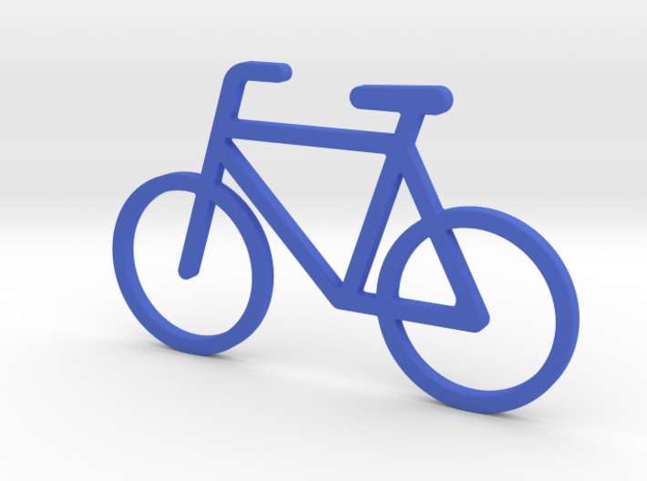 Pendant 'Little Bicycle' 3d printed 