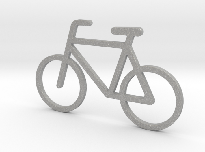 Pendant 'Little Bicycle' 3d printed
