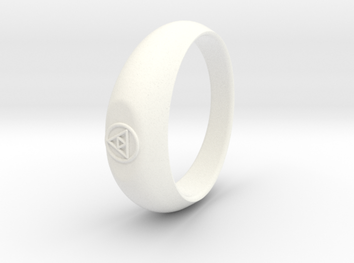 Ø0.674 inch Streamlined Triangle Ring Model B Ø17. 3d printed