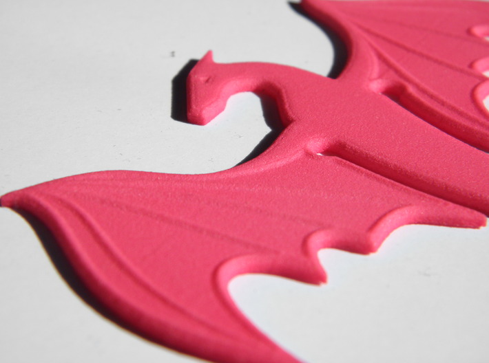 Dragon Wing Bookmark 3d printed Close Up