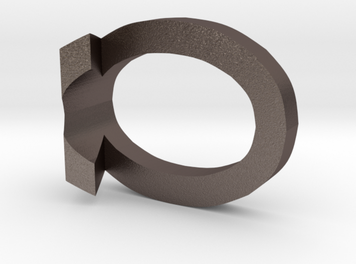 10 3D Monogram Pendant 3d printed
