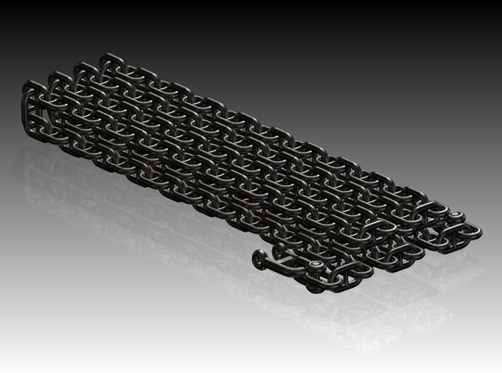 12mm 2 LPI Anchor Chain 3d printed
