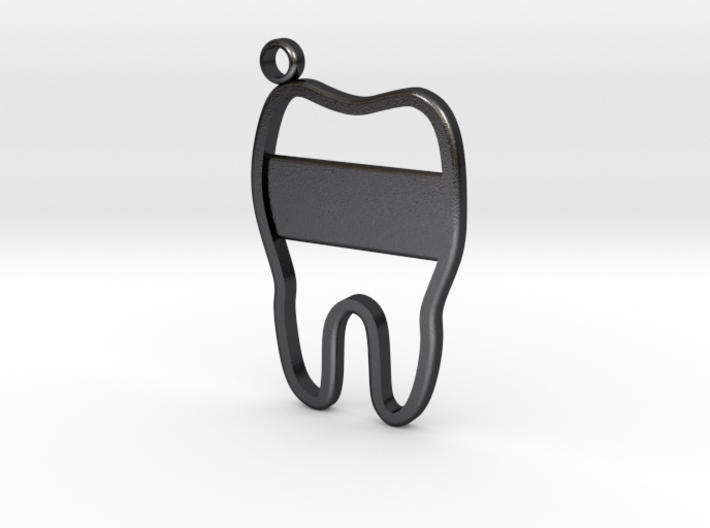 Tooth Keychain 3d printed 