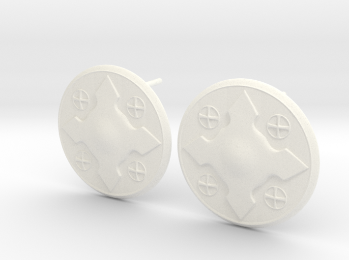 Wotan Cross Earring 3d printed