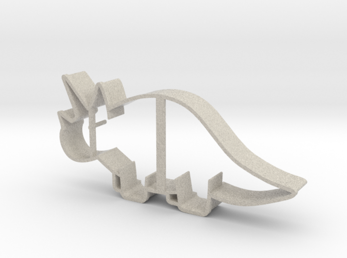 Triceratops Cookie Cutter 3d printed