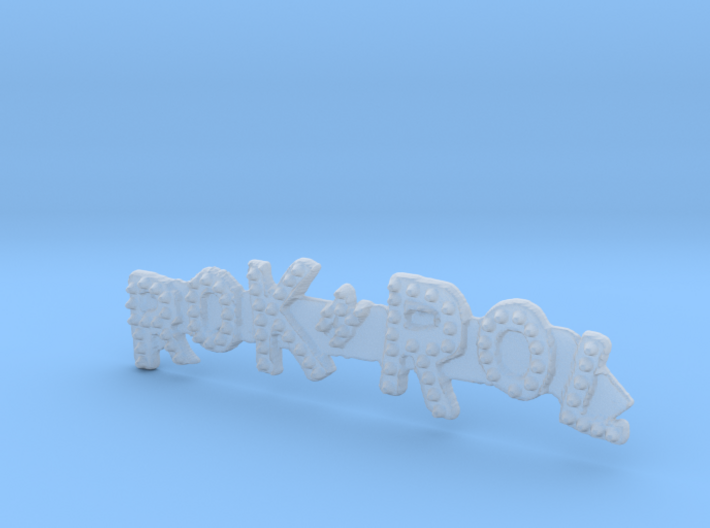 Chance Rok N Roll Carnival Ride Sign 1/87 HO 3d printed