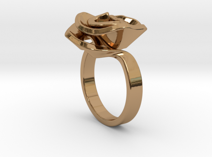 Rose ring 3d printed