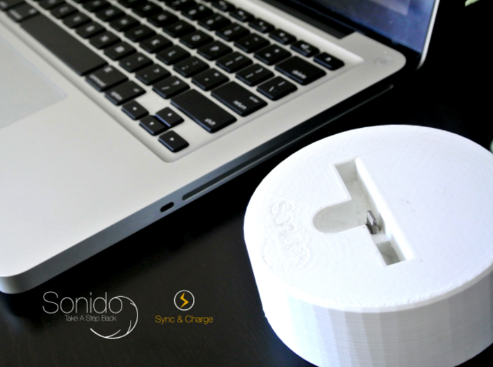 Sonido - WAVE (HQ Acoustic Speaker)  3d printed Sync & Charge