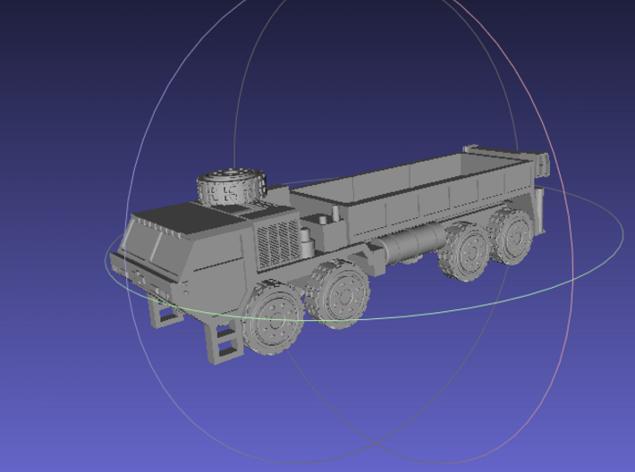 1/144 Hemtt M985 Cargo With Crane 3d printed
