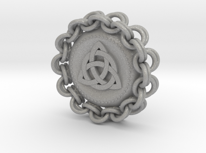 Celtic Chainmail Pendant 3d printed