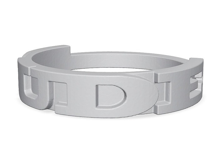 DUDE ring Size 9.5 3d printed